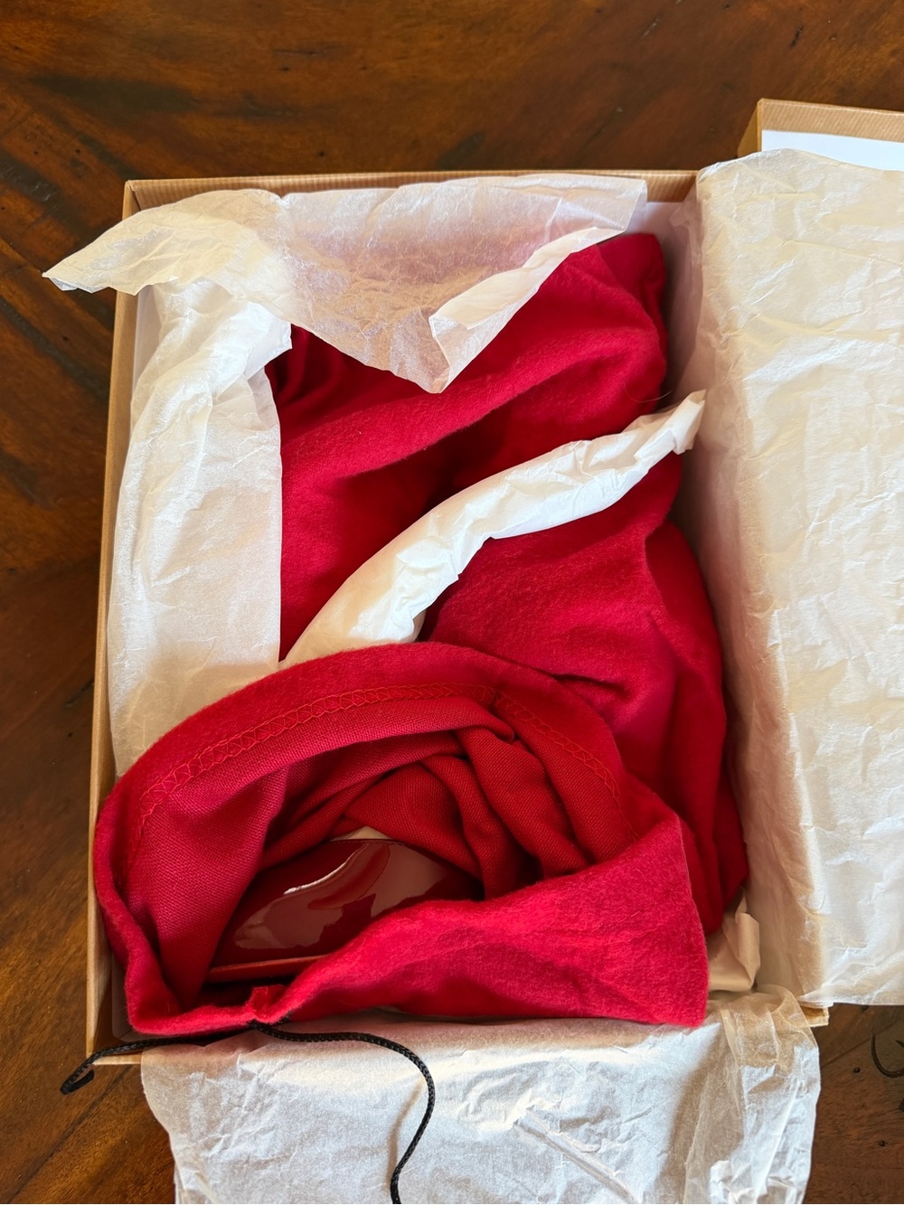 Christian Louboutin Candy Cherry Red Patent Leather Ankle-Strap Pumps - Picture 11 of 14